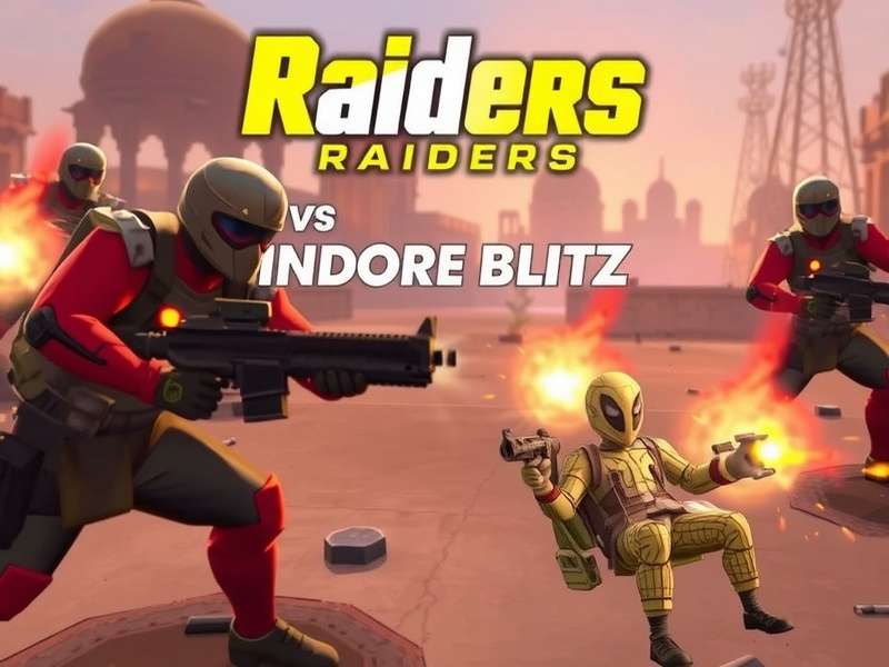 Rampage Raiders Indore Blitz In-Game Map of Indore
